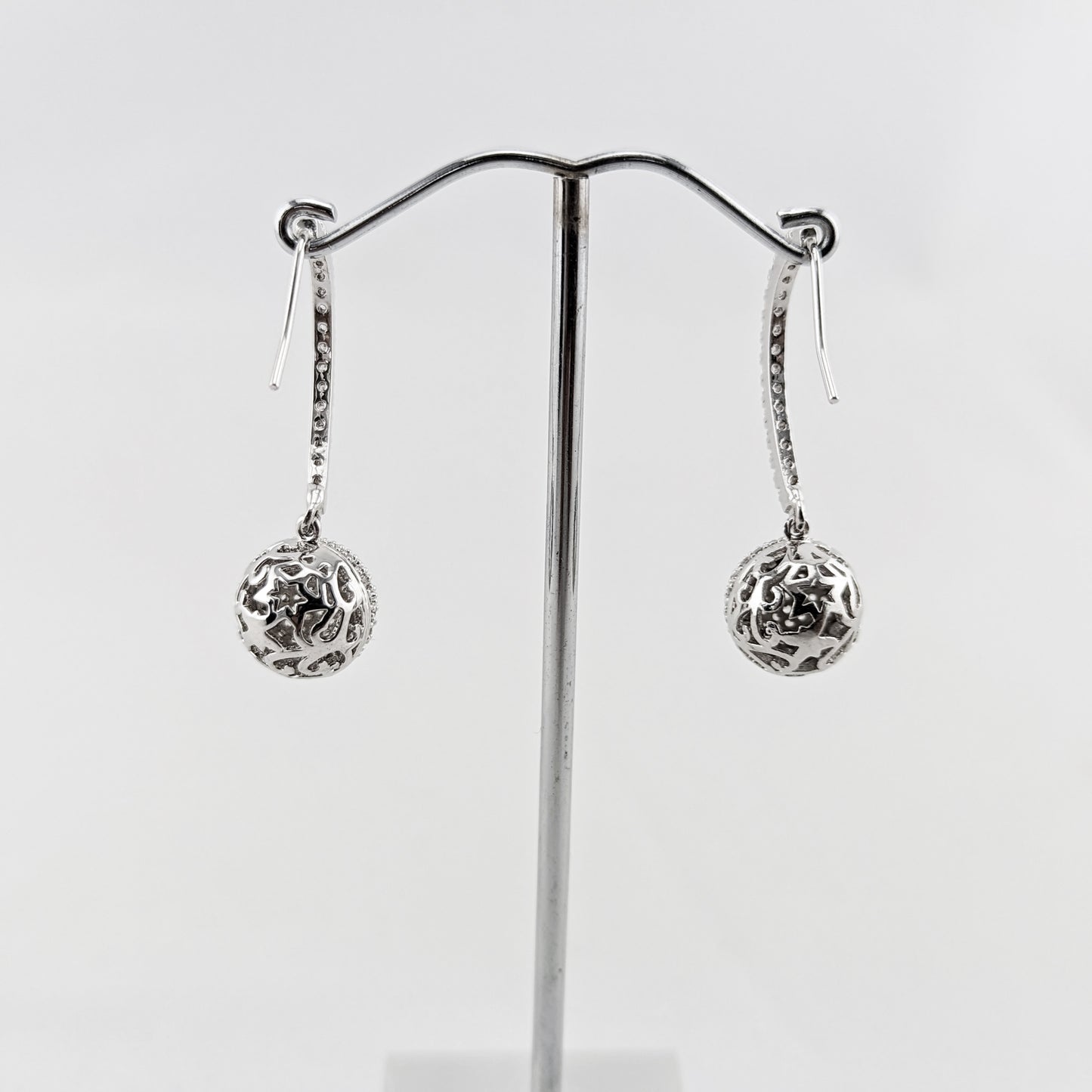 Jayda Crystal Ball Drop Earrings