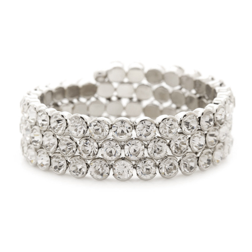 Misha Crystal Wrap Bangle