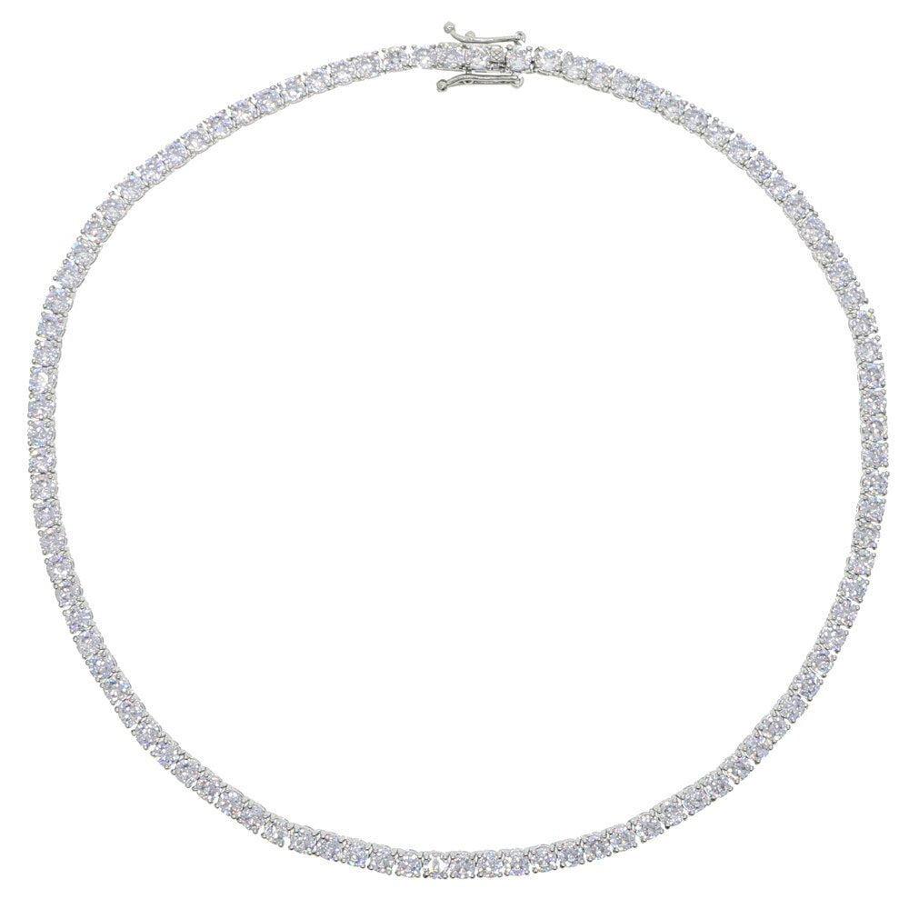 Vicki Crystal Tennis Necklace in 3mm, 4mm & 5mm