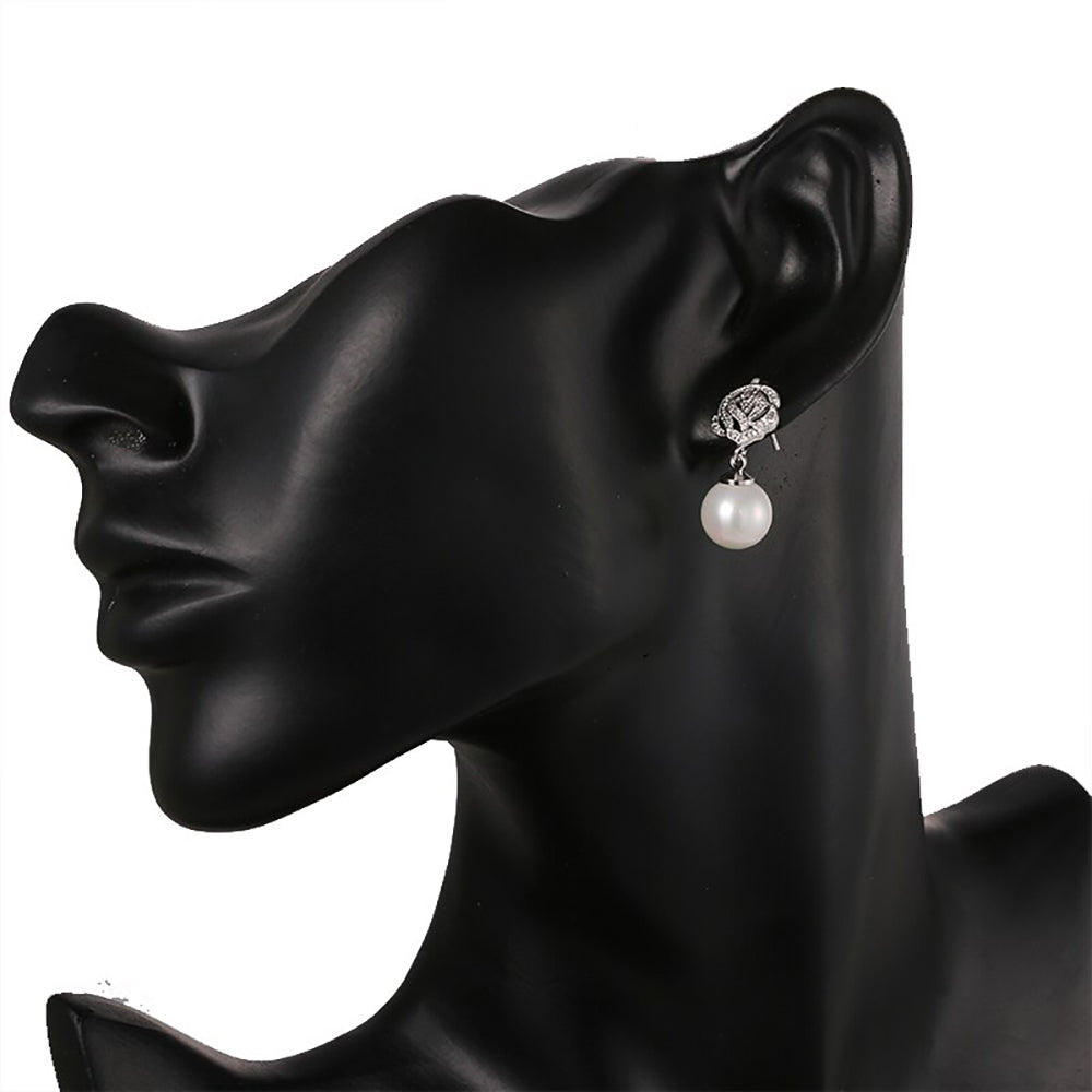 Ada Elegant Pearl Drop Earrings