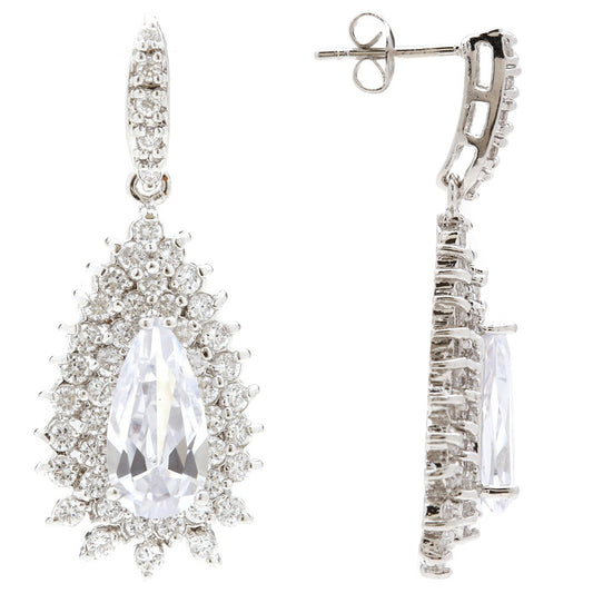Madelyn Elegant Princess Crystal Earrings - Bella Krystal