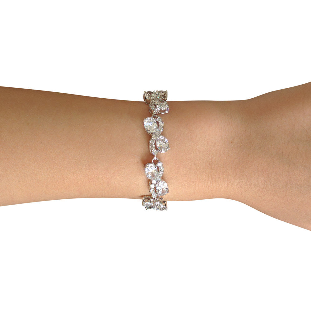 Jazmine Crystal Elegant Bracelet - Bella Krystal