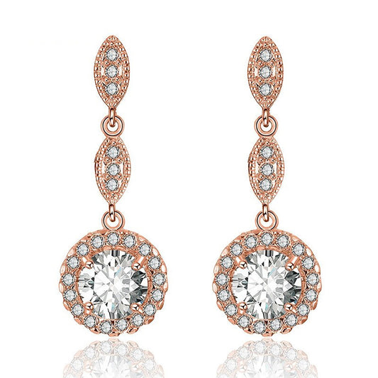 Dalia Crystal Drop Earrings