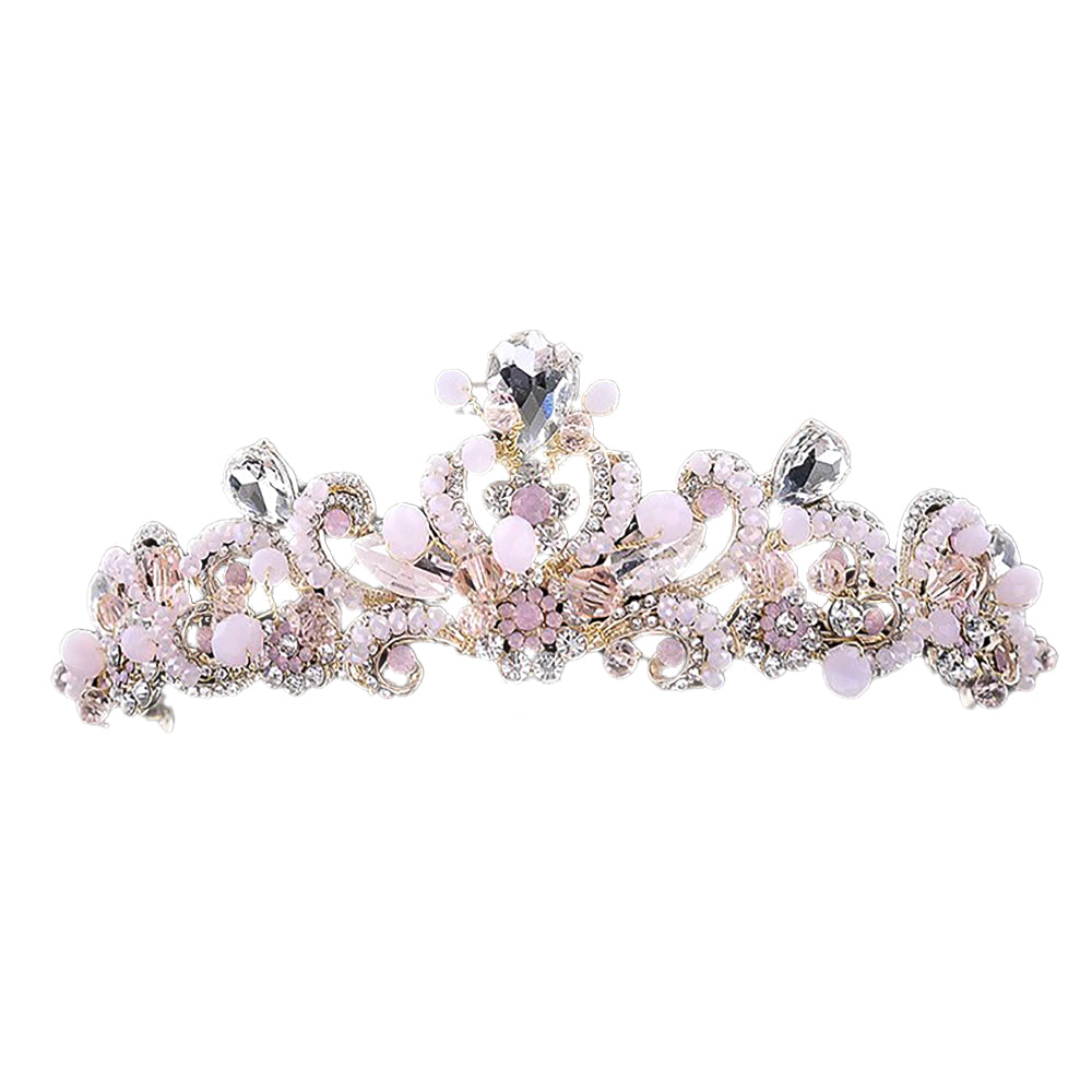 Stefania Princess Tiara in Pink