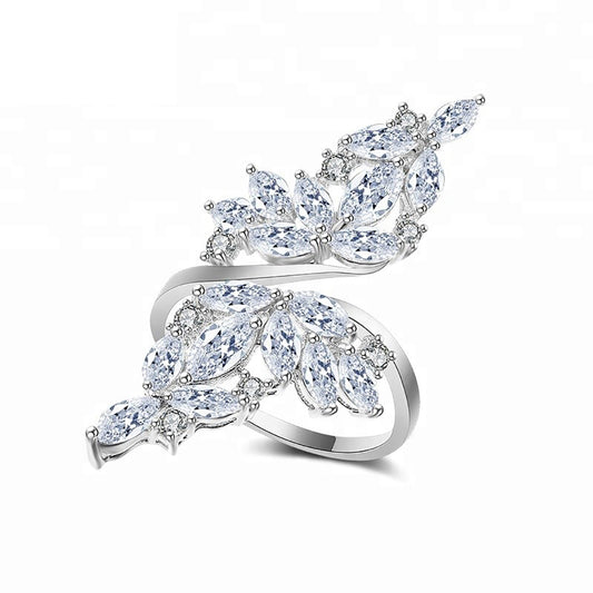Yuna Adjustable Crystal Ring