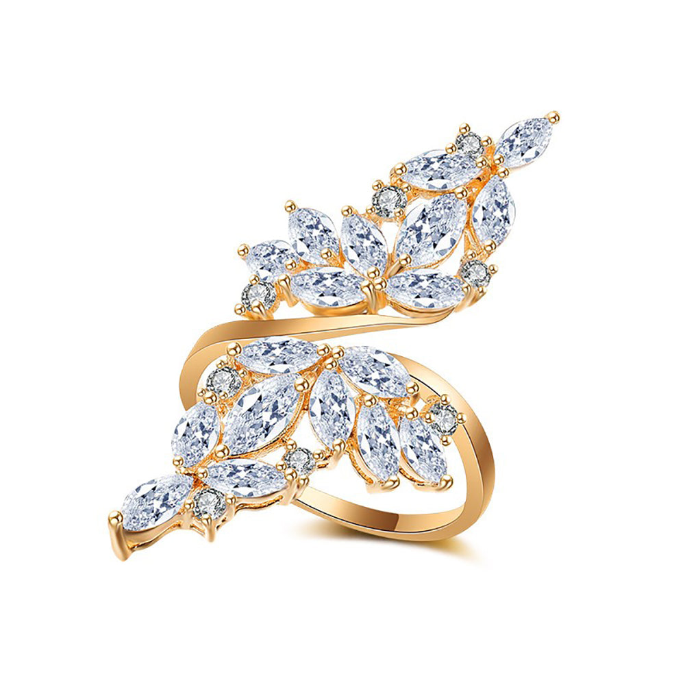 Yuna Adjustable Crystal Ring