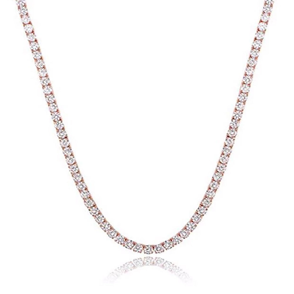 Vicki Crystal Tennis Necklace in 3mm, 4mm & 5mm