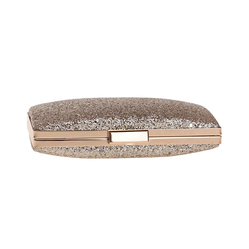 Anthea Gold Shimmer Clutch