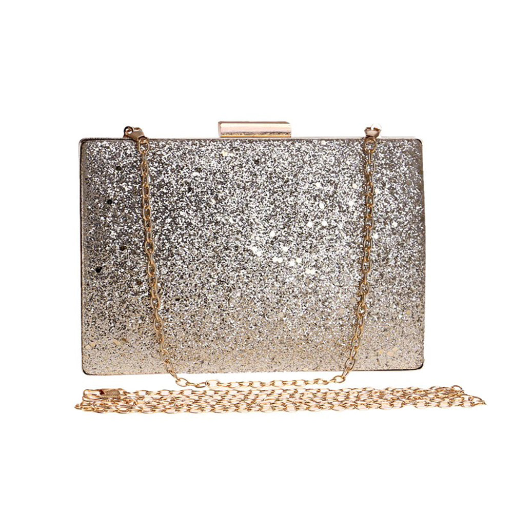 Anthea Gold Shimmer Clutch