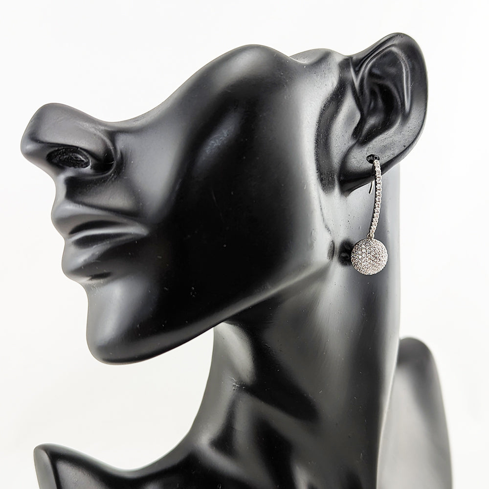 Jayda Crystal Ball Drop Earrings