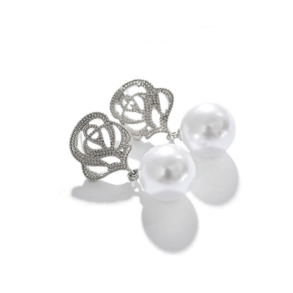 Ada Elegant Pearl Drop Earrings