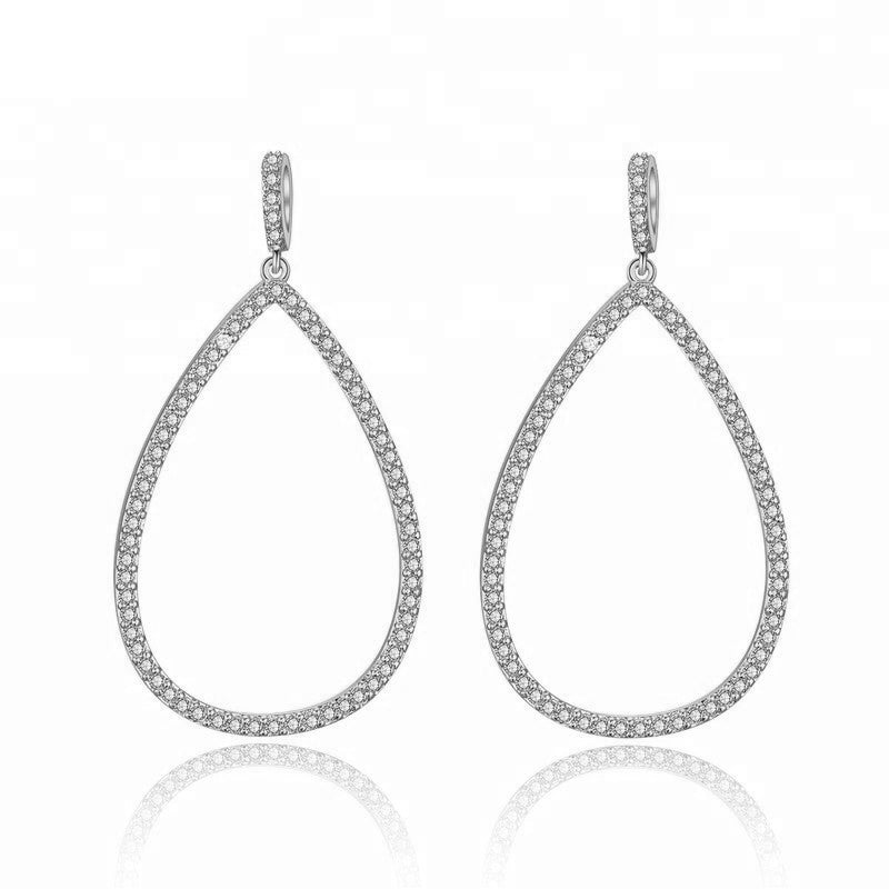 Bettina Crystal Tear Drop Earrings