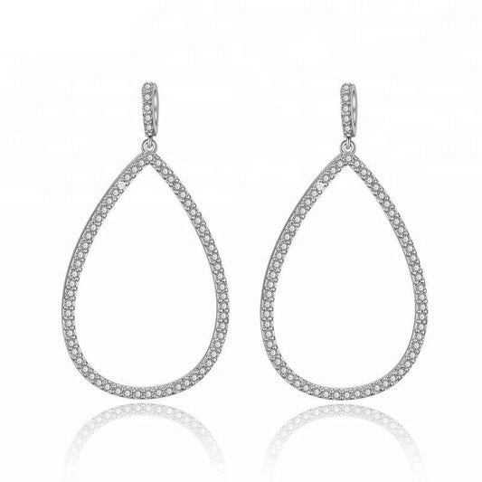 Bettina Crystal Tear Drop Earrings