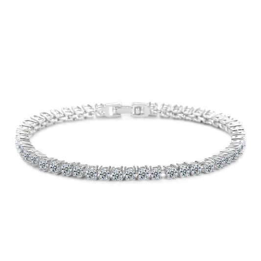 Marianne Crystal Tennis Bracelet in 3mm, 4mm & 5mm