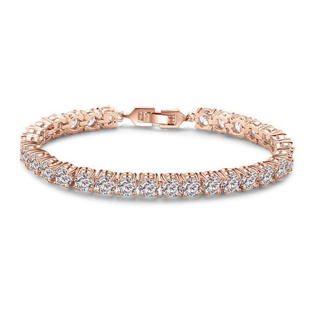 Marianne Crystal Tennis Bracelet in 3mm, 4mm & 5mm