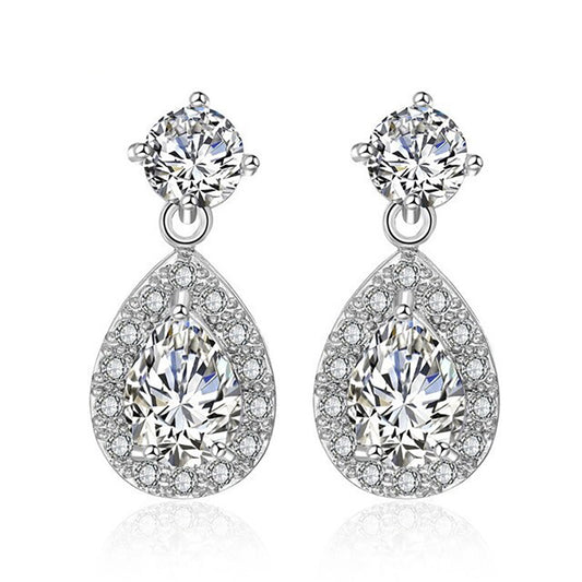 Daphne Crystal Drop Earrings