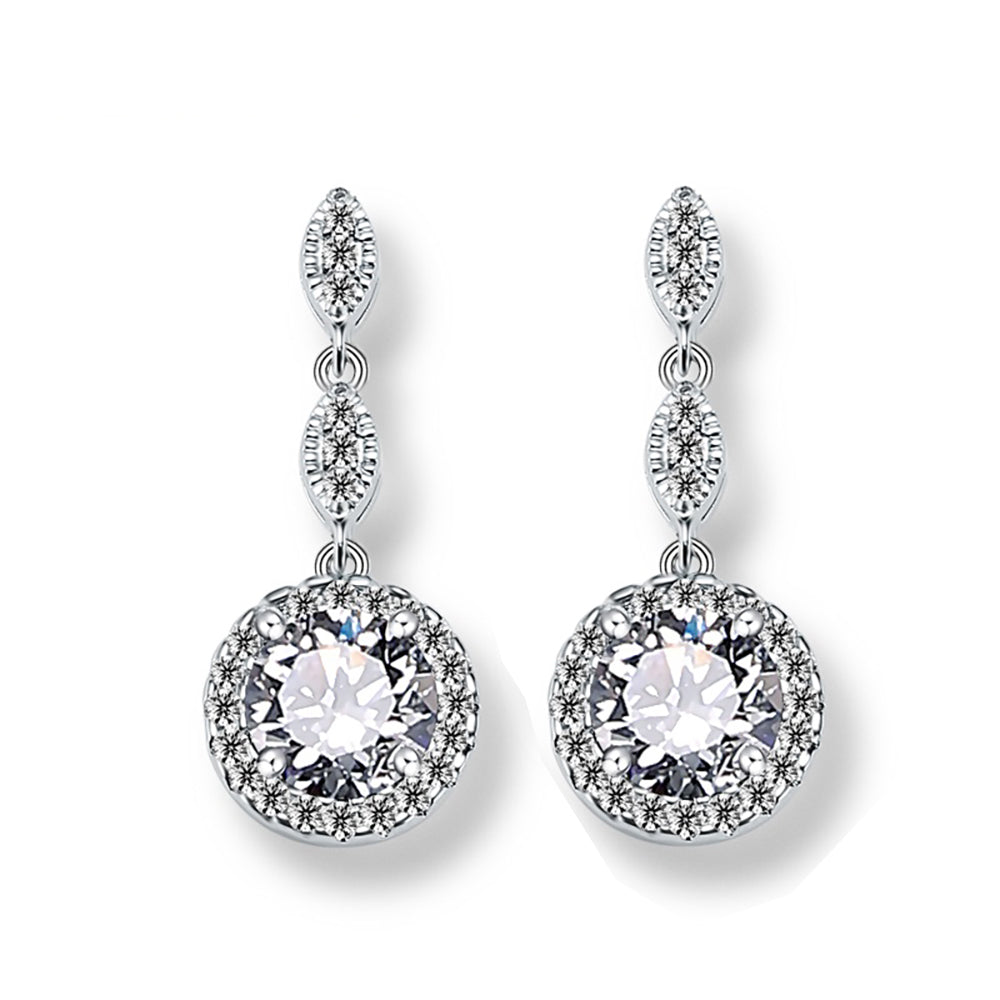 Dalia Crystal Drop Earrings