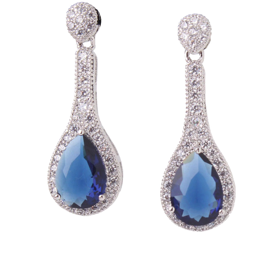 Aubree Crystal Drop Earrings