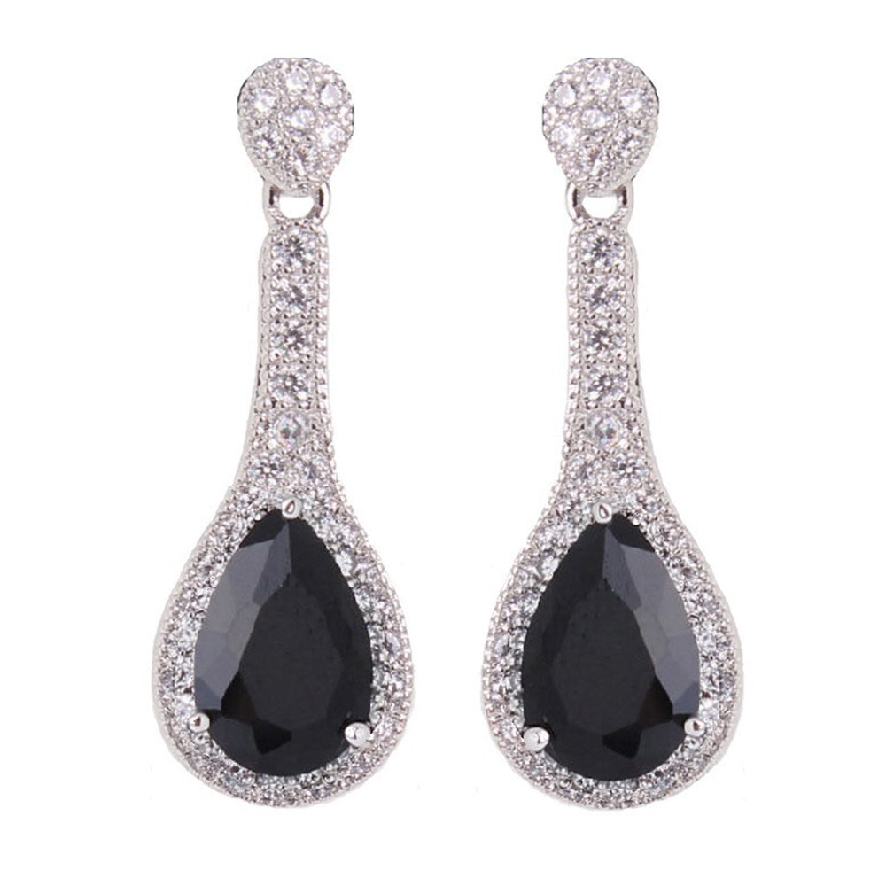 Aubree Crystal Drop Earrings