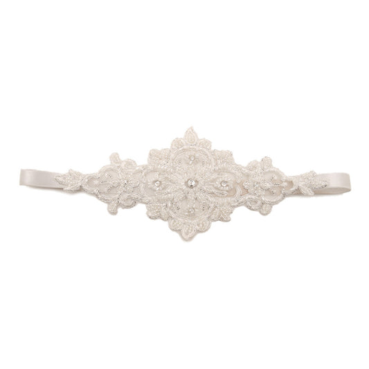 Reagan Vintage Lace Stretchy Hair Band - Bella Krystal