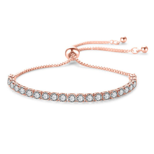 Ayla Adjustable Crystal Tennis Bracelet